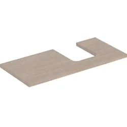 Geberit ONE WT-Pl. Aus re für AWT Schalenform 105x3x47cm, Eiche