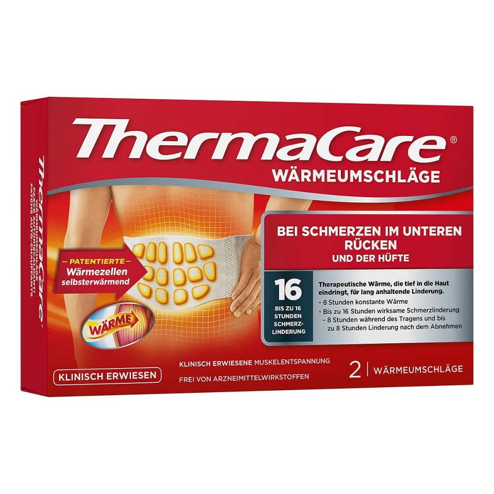 Angelini Pharma Deutschland GmbH ThermaCare Wärmeumschläge für unteren Rücken & Hüfte 06683796