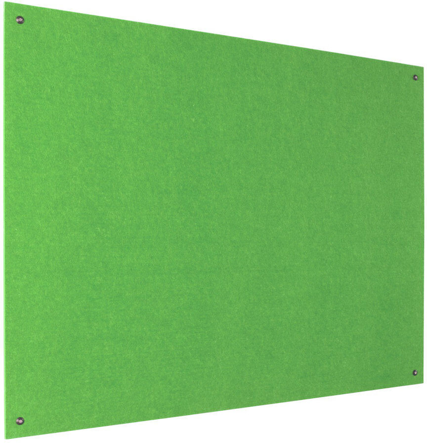 Symple Stuff Wall Mounted Reversible Bulletin Board Apple Green 120cm H x 120cm W