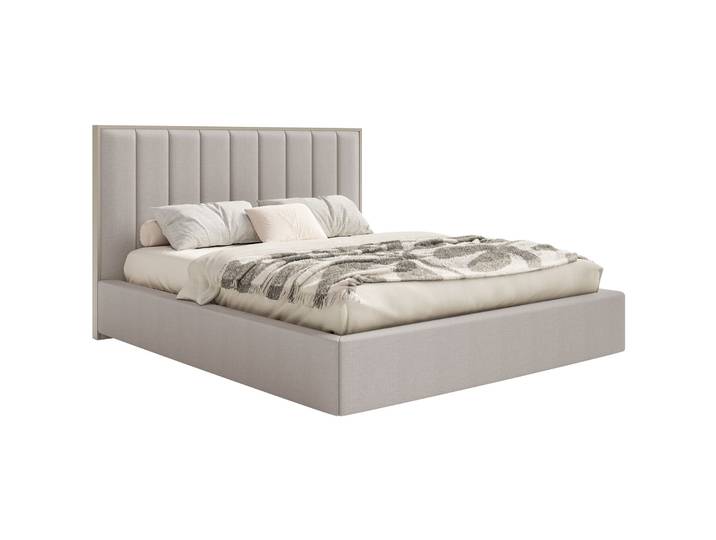 Polsterbett 140x200 cm Togents mit Stauraum und LED-Beleuchtung,