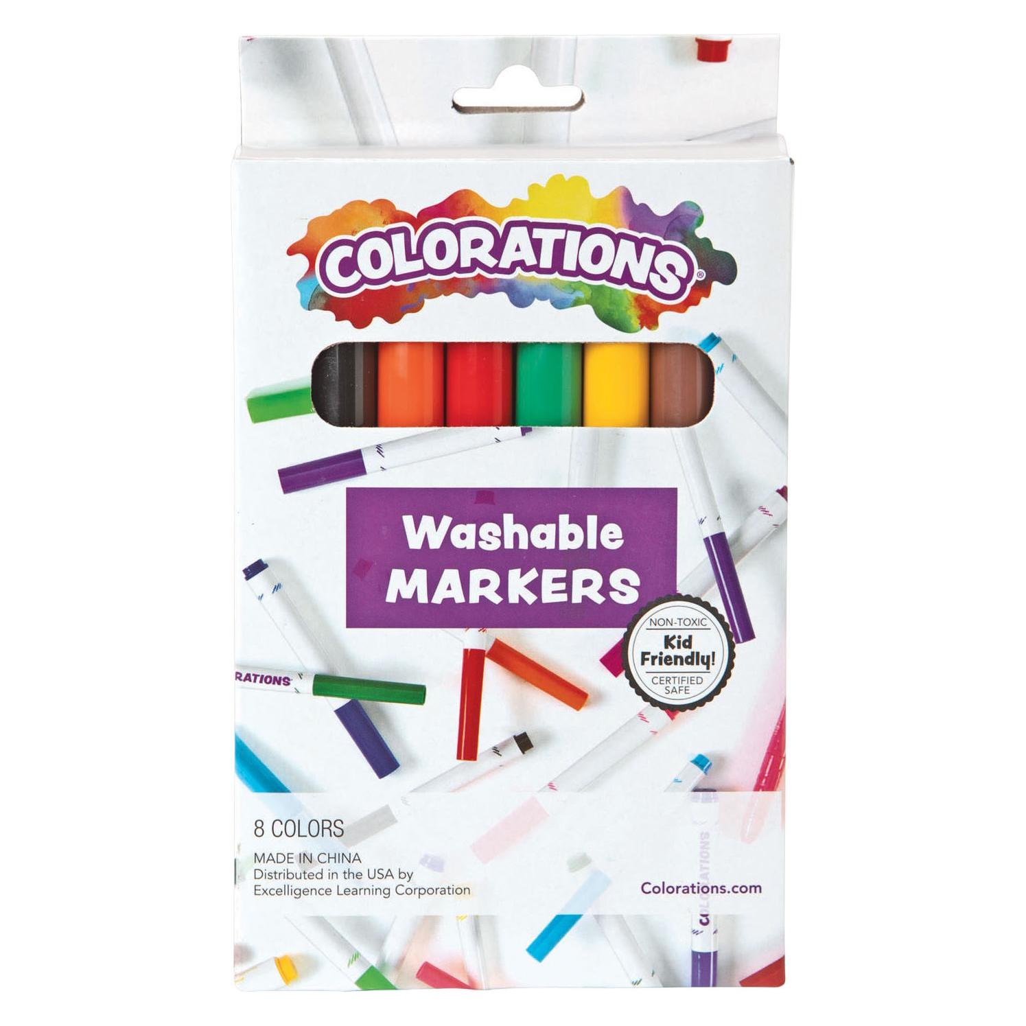 Colorations Abwaschbare Filzstifte, 8 Stück. (8x) (68619251)
