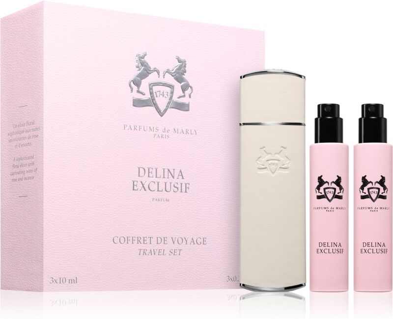 Parfums De Marly Delina Exclusif Travel Set kit voyage avec étui pour femme