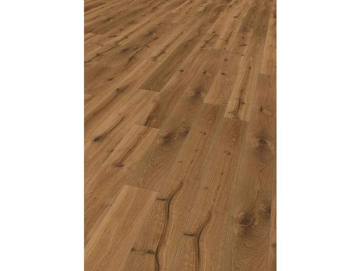 Waldwelt Landhausdiele, Eiche Verona, Eichefarben, Holz, Schichtholz, 17.6x1.2x220.5 cm, pflegeleicht, widerstandsfähig, für Fußbodenheizung geeignet, Teppiche und Böden, Bodenbeläge, Parkettböden, Landhausdiele