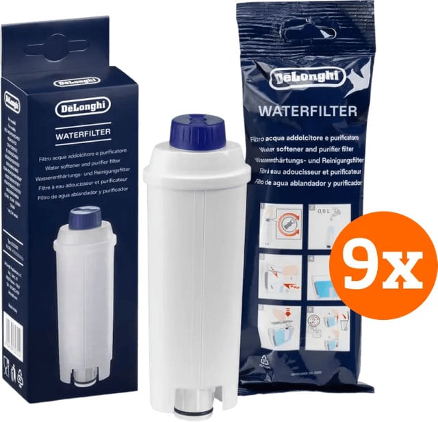 De'Longhi Waterfilter set van 9 stuks