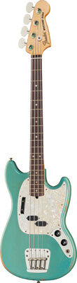 Fender JMJ Mustang Bass R.Worn RW DB Daphne Blue