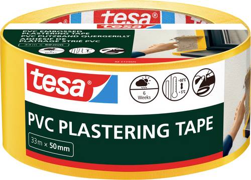 Tesa PVC Putzband 55486-00000-00 Putzband Gelb (L x B) 33m x 50mm 1St.