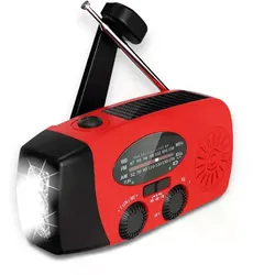 Fontastic Solar, Dynamo AM/FM/WB Kurbelradio, Taschenlampe