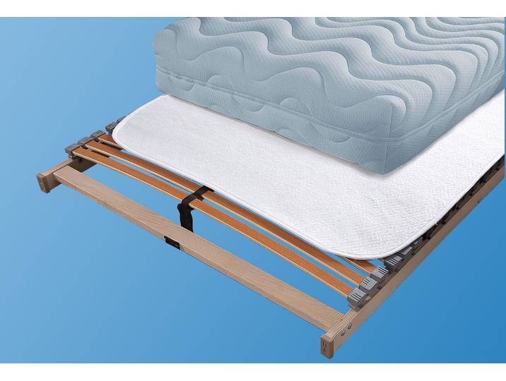 Matratzenschoner SETEX Nadelfilz , weiss (weiß), B:90cm L:200cm, Obermaterial: 100% Polyester, Matratzenzubehör, Matratzenschoner
