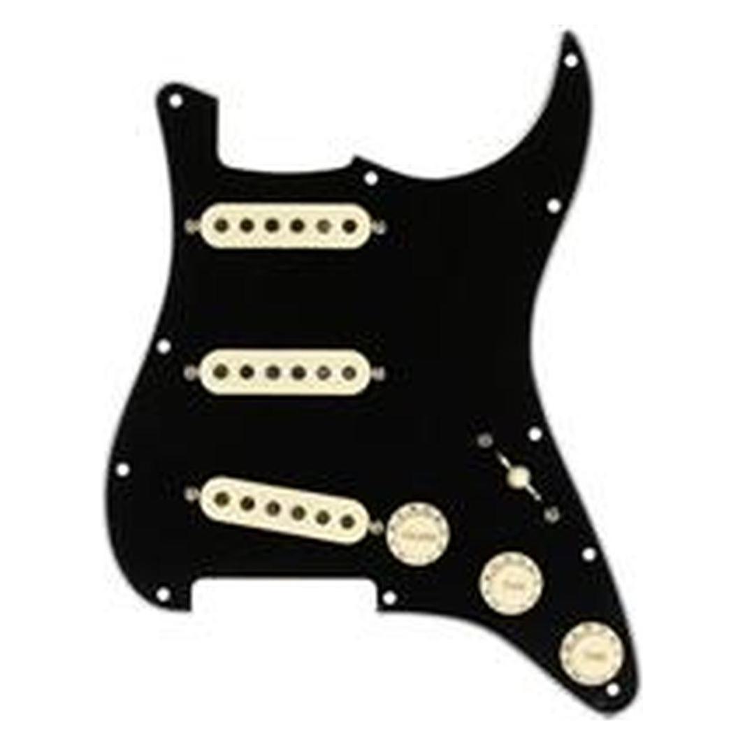 Fender Prewired PG Strat TexMex black (43344999)