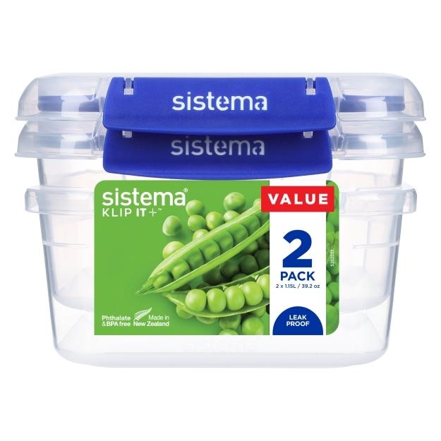 Sistema Square Klip It Plus 2Pack 1.15L (1.15 l) (881652)