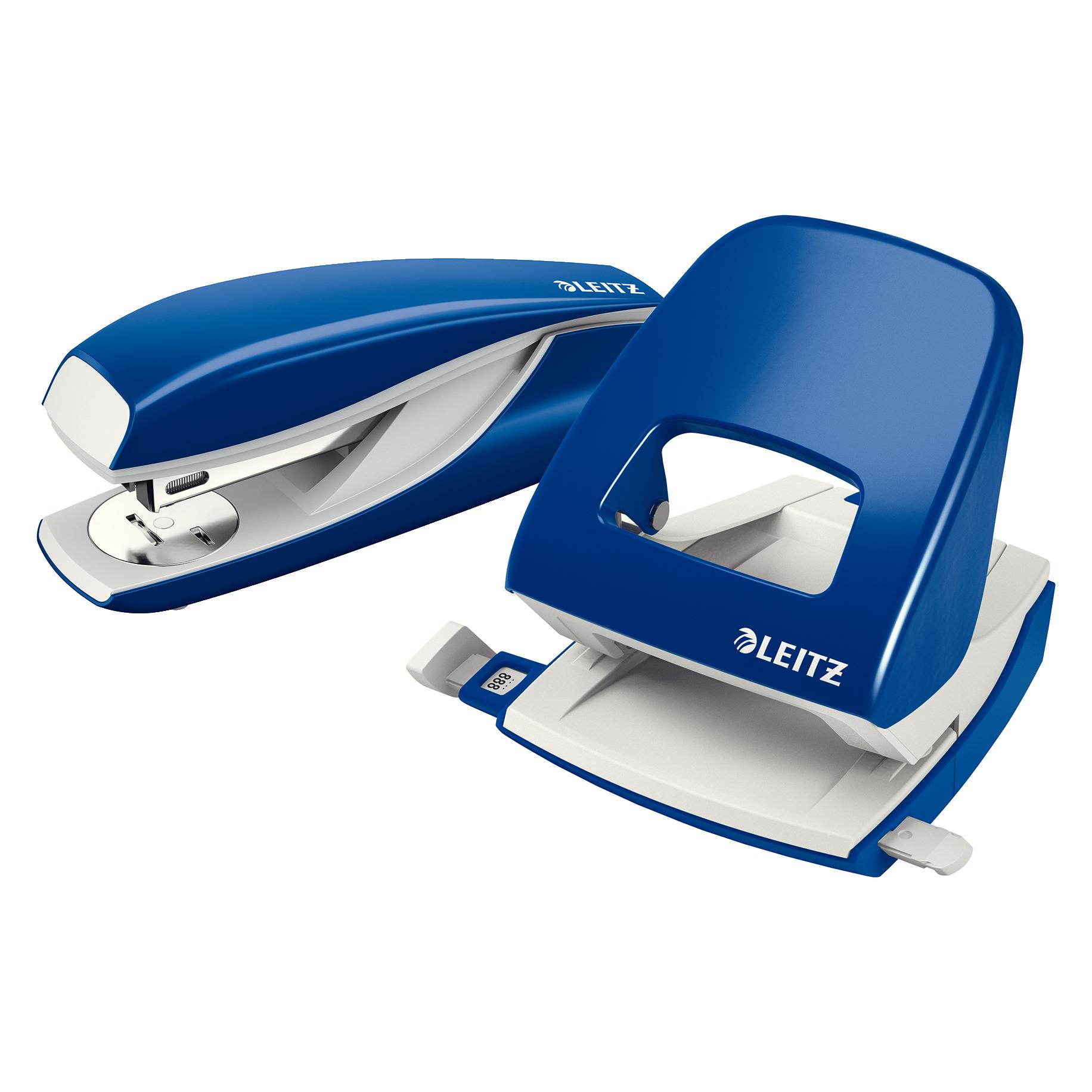 Leitz Bürolocher NeXXt 5008 + Heftgerät NeXXt 5502 im Set (30 Blätter) (50950035)