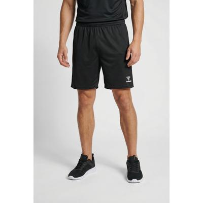 Shorts HUMMEL, Herren, Gr. XL (54), N-Gr, schwarz, Obermaterial: 100% Polyester, Hosen Shorts, kurze Hose, schnell trocknend
