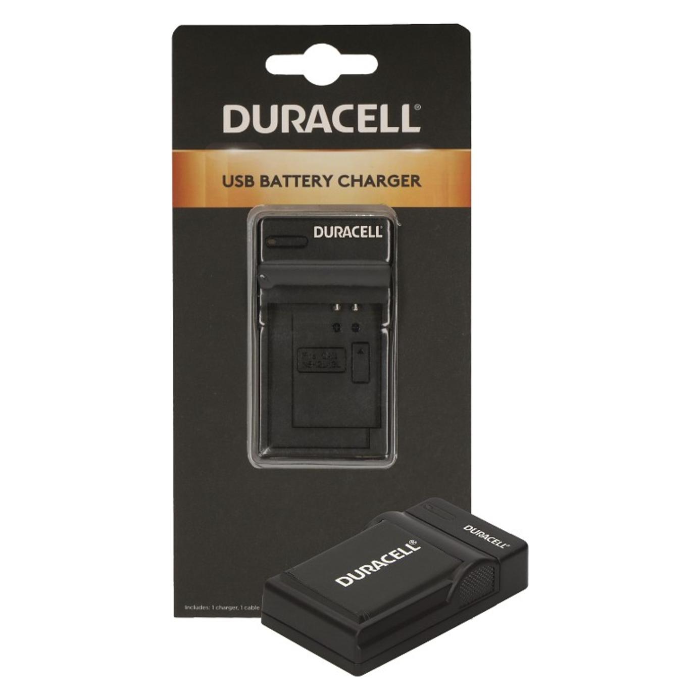 Duracell Ladegerät mit USB Kabel für GoPro Hero 5 und 6 Akku (Kamera Akku Ladegerät) (DRG5946)