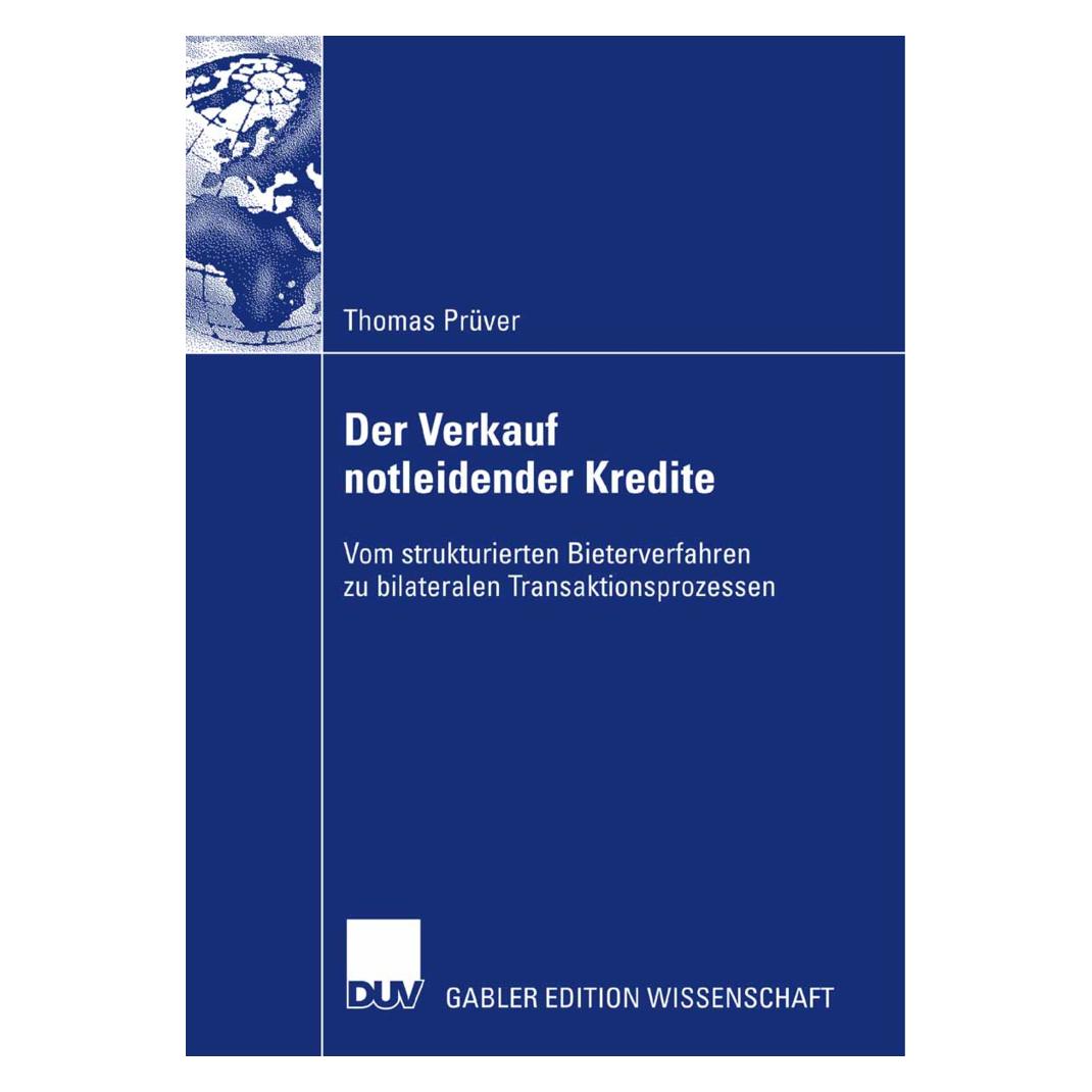 DUV Der Verkauf notleidender Kredite (Deutsch, Softcover, Thomas Prüver) (35182415)