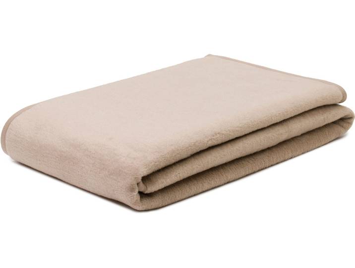 Wohndecke GÖZZE Arizona , grau (taupe), B:150cm L:200cm, Baumwolle, Polyacryl, Polyester, Wohndecken, Wohndecke, mit farblich passender Bandeinfassung