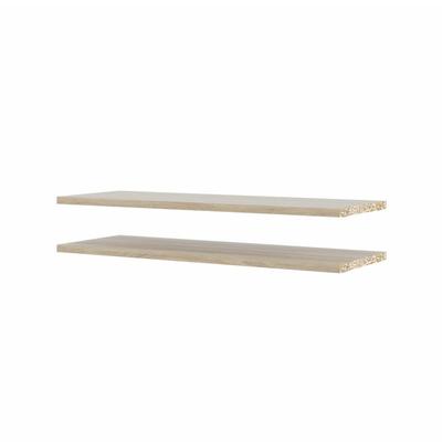 Ebuy24 Base Regal 2 lose Regale 75,5x26,5, Eichendekor.