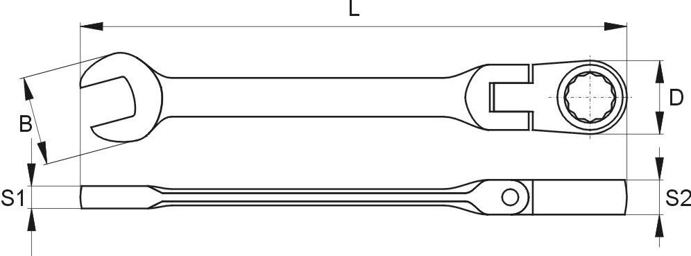 YATO YT-1686 Ratelringsteeksleutel