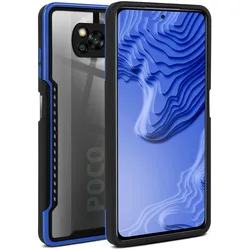 ONEFLOW Vanguard Case Poco X3 NFC Bumper durchsichtig