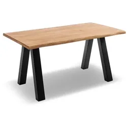 Portobello Esstisch Denver 180 x 100 cm Holz Braun Eiche