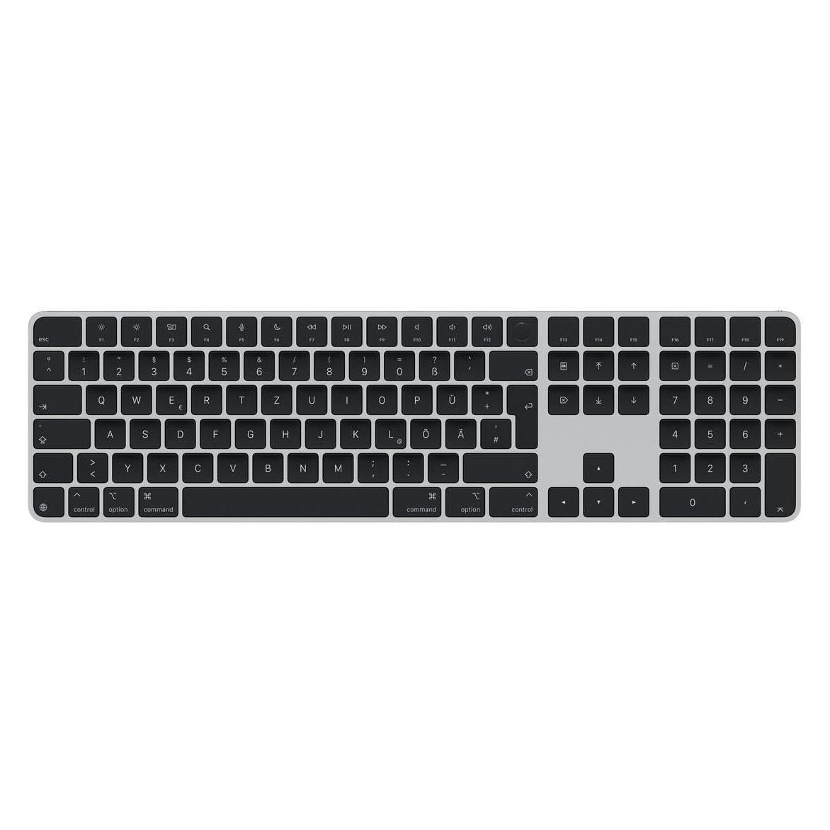 Apple Magic Keyboard with Touch ID and Numeric Keypad 2024 (DE, Kabelgebunden, Kabellos) (MXK83D/A)