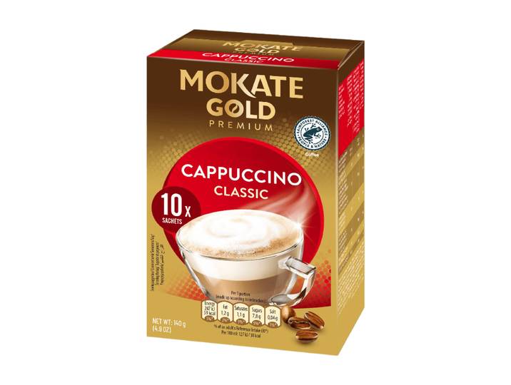 MOKATE GOLD Cappuccino Classique Premium Sticks 10 x 14 g