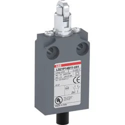 ABB LS21P14B11-U01 Positionsschalter Kunststoff-Geh. grau IP67 Stahl-Rollendruckb. quer verzinkt