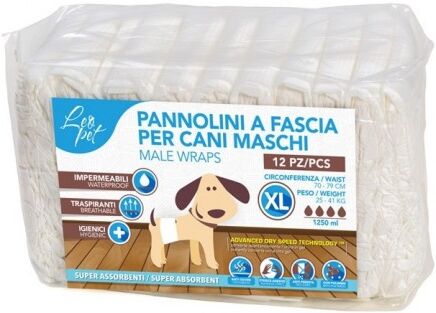 I.G.C. Srl Leopet Fascia Cani Maschi Xl