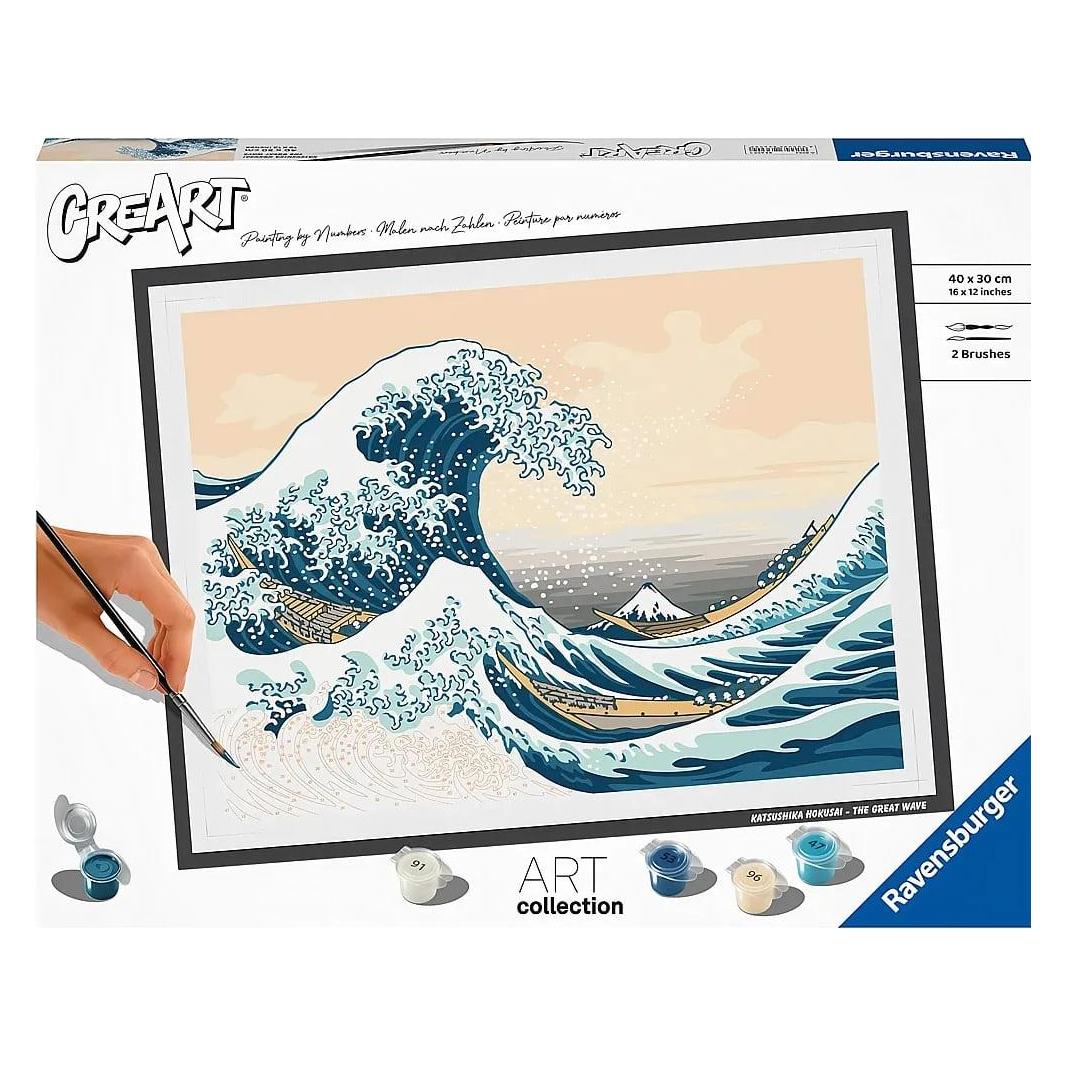 Ravensburger Malen nach Zahlen The Great Wave (Hokusai) (23690)
