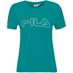 Fila Damen T-Shirt »Schilde« - Damen - Gr. XL - türkis