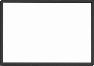 moedel Türschild Madrid, DIN A6, Querformat, Aluminiumrahmen, Polyesterabdeckung, Klebemontage, B 150,5 x H 105,5 mm, schwarz