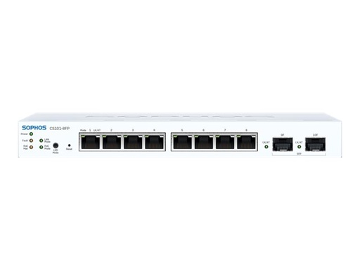 Sophos CS101-8FP - Switch - managed - 8 x 10/100/1000 (PoE+) (LS18FZ36ZZPCEU)