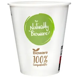 MONOUSO - Pappbecher und PLA Bioware® 12Oz/380ml Ø9,0cm (100 Stück)