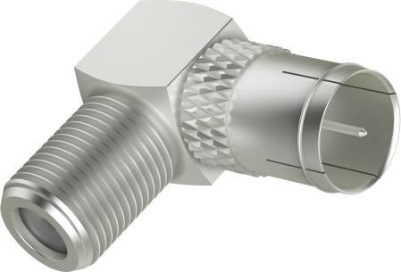 Hama 00205312 Vrouwtjesconnector Type F 90°