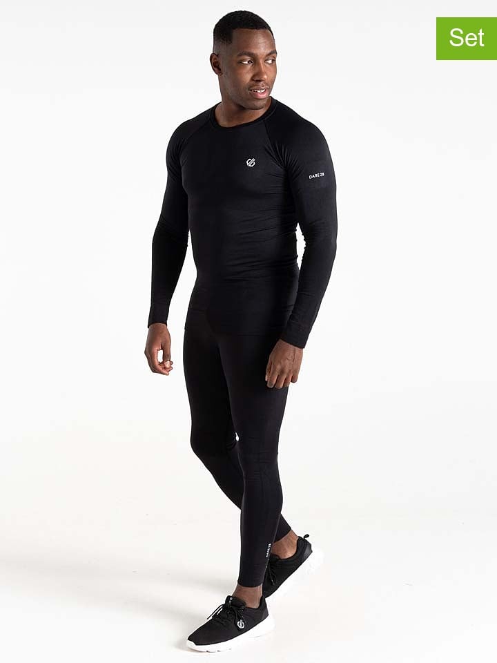 Dare 2b 2tlg. Funktionswäsche-Set "In The Zone III" in Schwarz - XXL