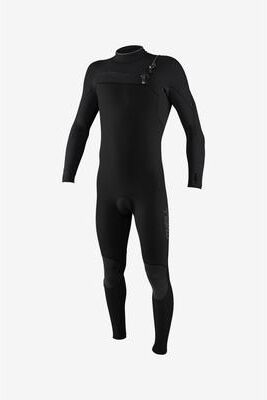 O'Neill s Youth Hyperfreak 4/3+mm Chest Zip Full Wetsuit in Black, Size 10