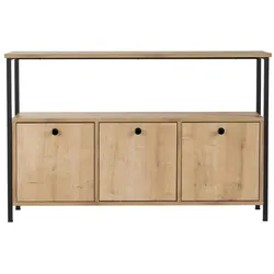 SIDEBOARD mit 3 Türen und 1 oberer Ablagefläche 120/29,5/77 cm
