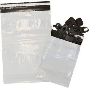 dm-folien Versandtaschen weiß, B6, ohne Fenster, selbstklebend, PE-Folie, 1000 Stück