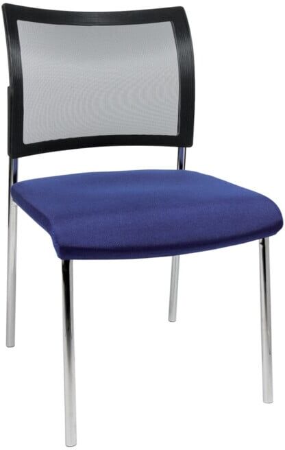 Visiteur Chaise Visit10 avec rembourrage/filet, bleu ; Topstar (NV290G260)