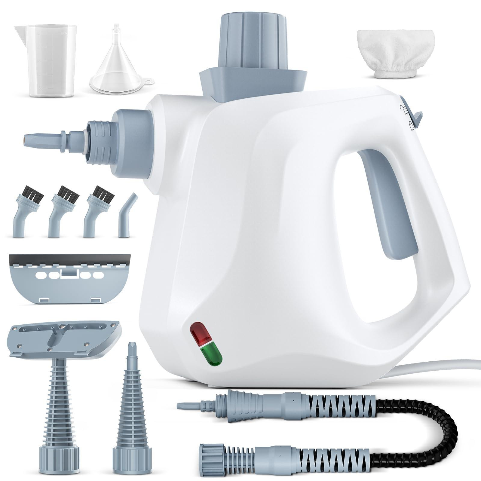 Dripio Draagbare stoomreiniger met 10 accessoires, 1000 W