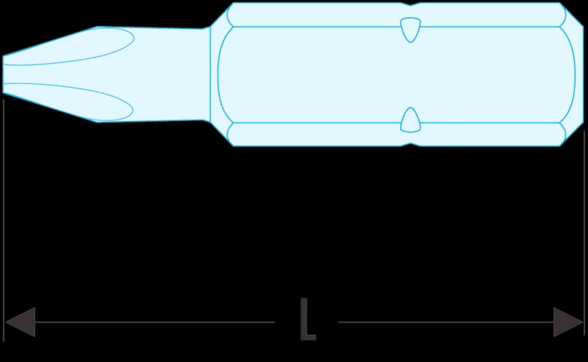 Facom IMPACT-Bit Serie 2 - Pozidriv PZ4 (END.204)