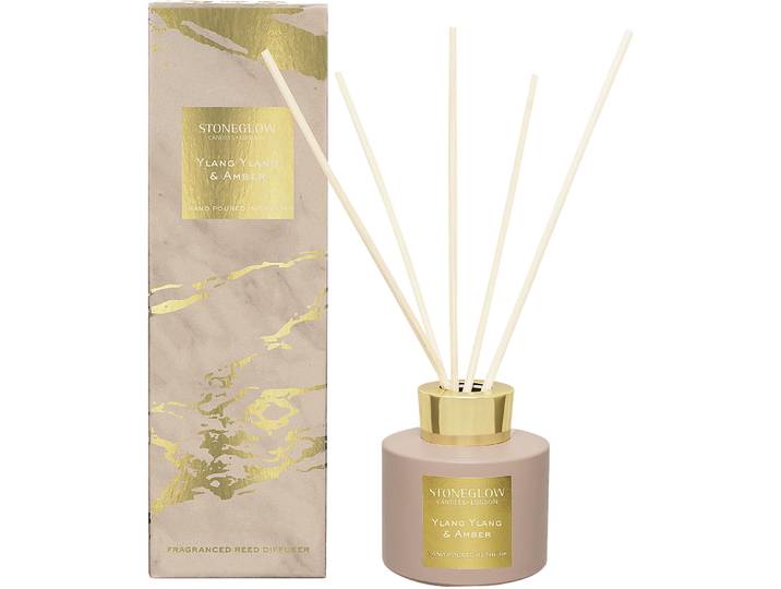 Diffuser Stoneglow Ylang Ylang & Amber - Farbe: rosa - Material: Glas - 236