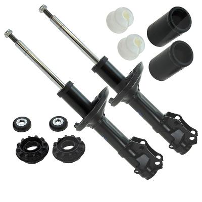 Bestprice 2x Gas Stossdämpfer+Domlager+Staubschutz Vorderach [Hersteller-Nr. 10683181] für VW, Seat