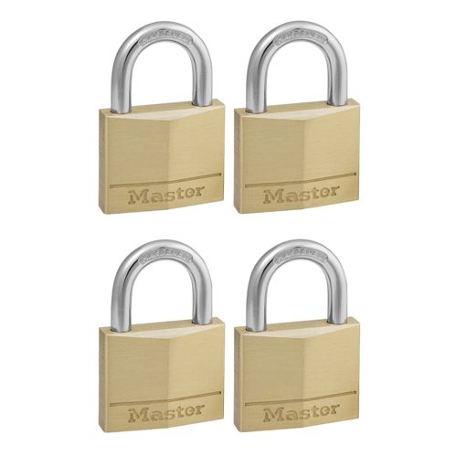 Master Lock Vorhängeschloss 4er Set (50mm) 150EURQNOP