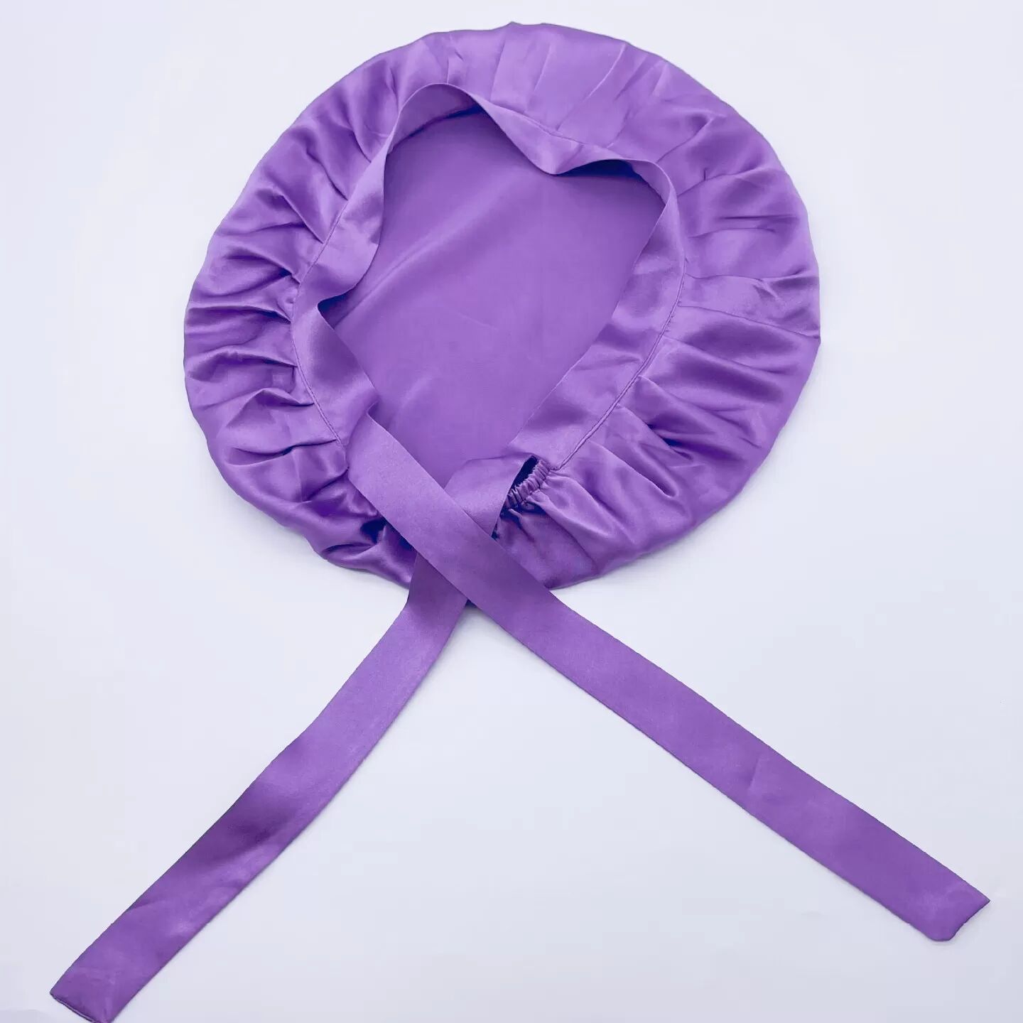 INF Schlafmütze / Nachtmütze aus seide Violett