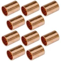 Innenlötmuffe 6 mm aus Kupfer (10 Stück)