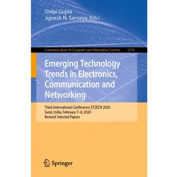 Emerging Technology Trends in Electronics, Communication and Networking, Fachbücher