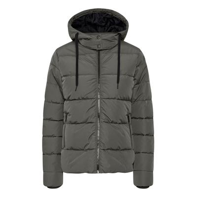 Winterjacke OXMO "Winterjacke OXSofina", Damen, Gr. XL, grau (pewter), Obermaterial: 100% Polyester PES., Jacken Winterjacke