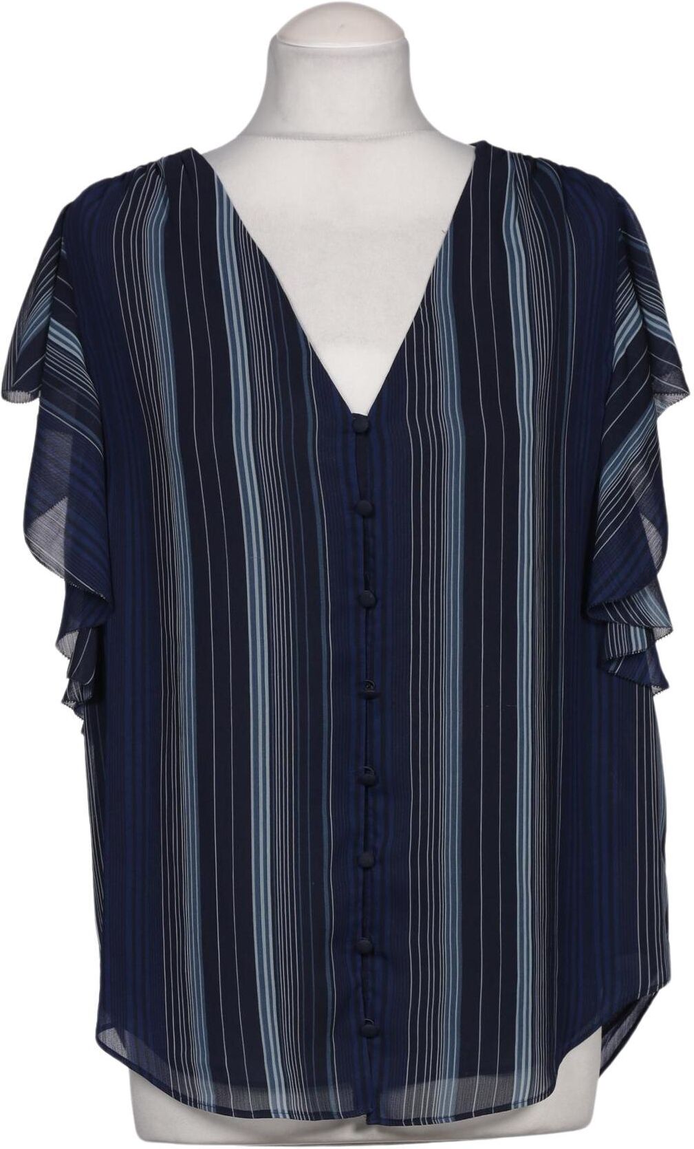 Lauren Ralph Lauren Damen Bluse, Marineblau, Gr. M, Synthetik - Second Hand