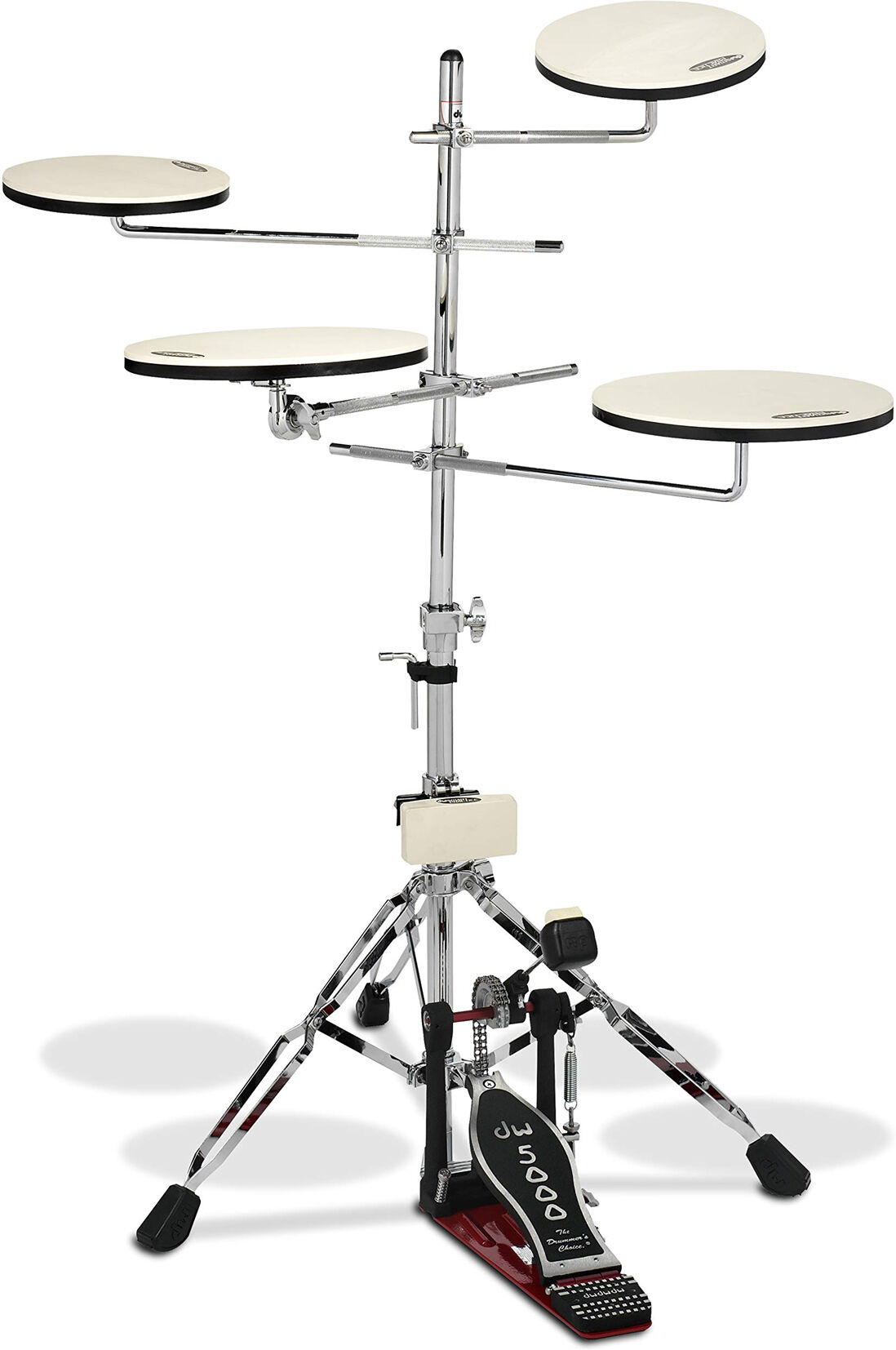 DW DRUMS GO ANYWHERE Kit Treino Portátil 5-pcs DWCPPADTS5