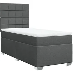 vidaXL, Boxspringbett, Naponella (Block mit Quadraten) (90 x 190 cm)